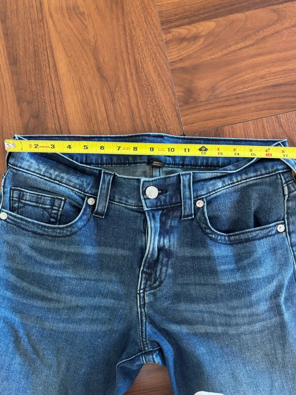 True Religion Ricky SN Flap Relaxed Straight Jeans Dark Denim Sz. 32x32 $159